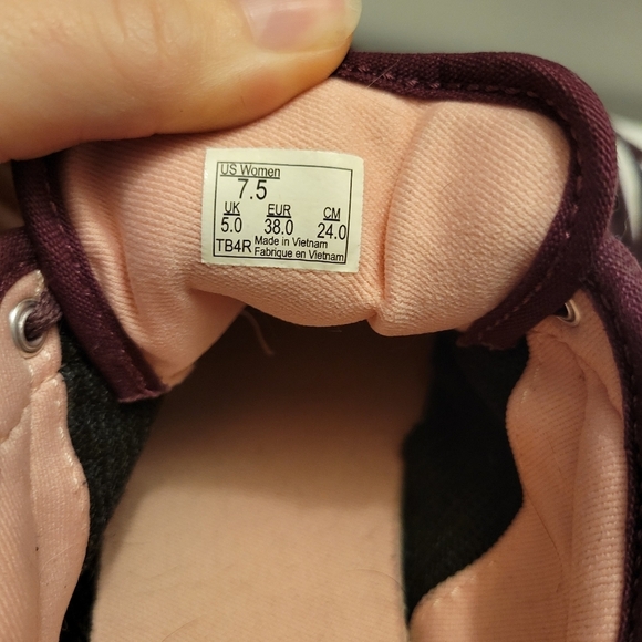 Vans Purple Eggplant Sneakers - Picture 7 of 7